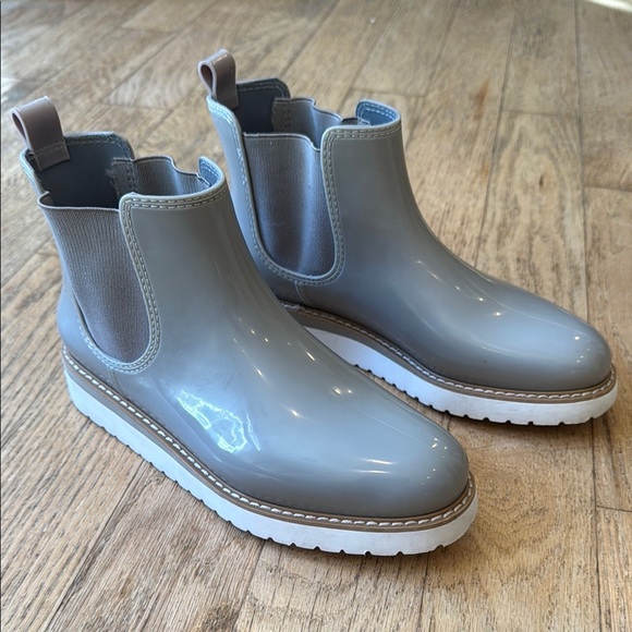 Chelsea Rain Boots gray women’s size 8 - Picture 2 of 10